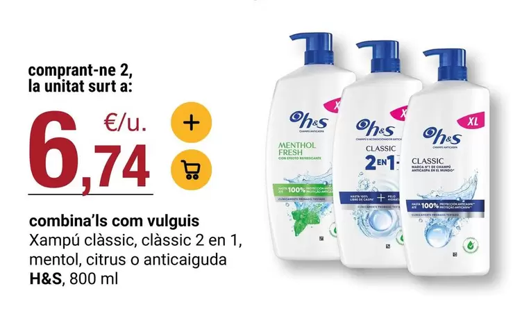h&s - Xampu Classic