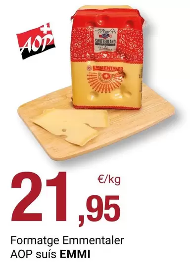 Formatge Emmentaler Aop Suis