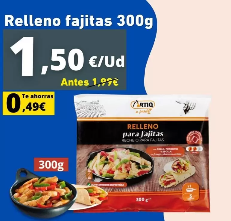 Artiq - Relleno Fajitas