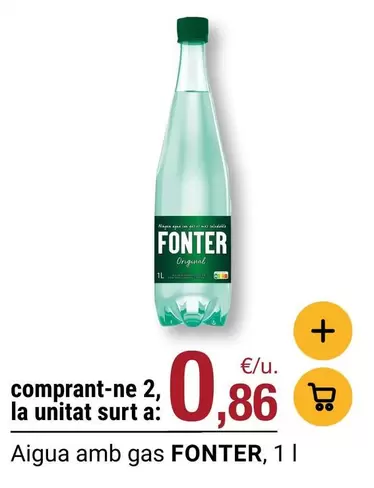 Fonter - Aigua Amb Gas
