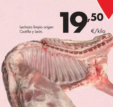 Lechazo Limpio Origen Casilla Y León