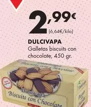 Dulcivapa - Galletas Biscuits Con Chocolate
