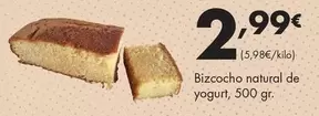 Bizcocho Natural De Yogurt