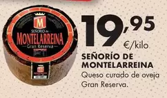 Señorío De Montelareina - Queso Curado De Oveja Gran Reserva