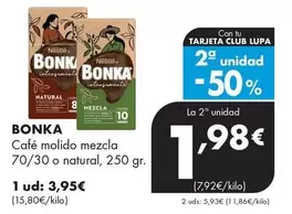 Nestlé - Bonka Cafe Molido Mezcla 70/30 O Natural