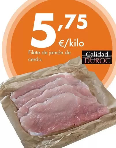Filete De Jamón De Cerdo