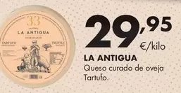 La Antigua - Queso Curado De Oveja Tartufo