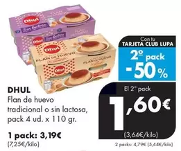 Dhul - Flan De Huevo Tradicional O Sin Lactosa