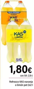 Kas - Refresco Naranja O Limon