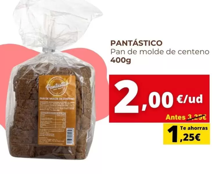Pantástico - Pan De Molde De Centeno