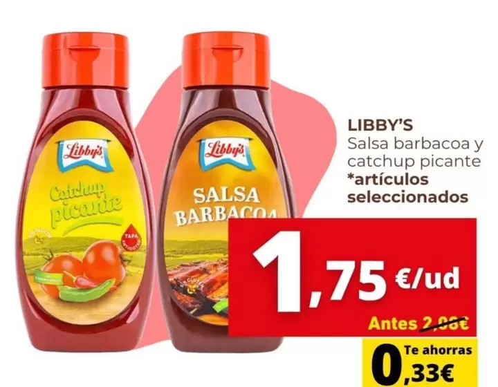 Libby's - Salsa Barbacoa Y Catchup Picante Articulos