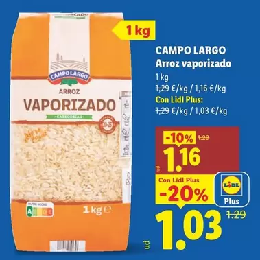 Campo Largo - Arroz Vaporizado