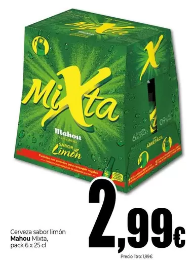 Mahou - Cerveza Sabor Limón Mixta