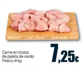 Carne En Trozos De Paleta De Cerdo Fresco