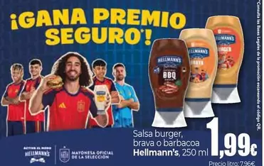 Hellmann's - Salsa Burger, Brava O Barbacoa