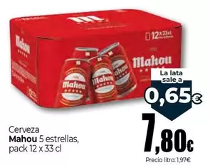 Mahou - Cerveza 5 Estrellas