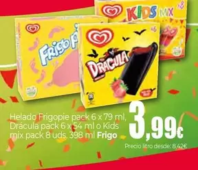 Frigo - Helado Frigopie, Drácula O Kids Mix