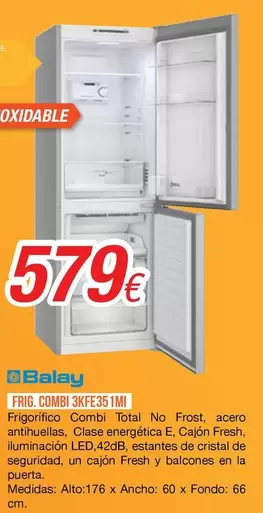 Balay - Frig. Combi Total No Frost 3KFE351MI