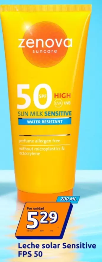Zenova - Leche Solar Sensitive FPS 50