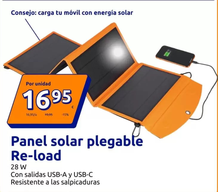 Re-Load - Panel Solar Plegable
