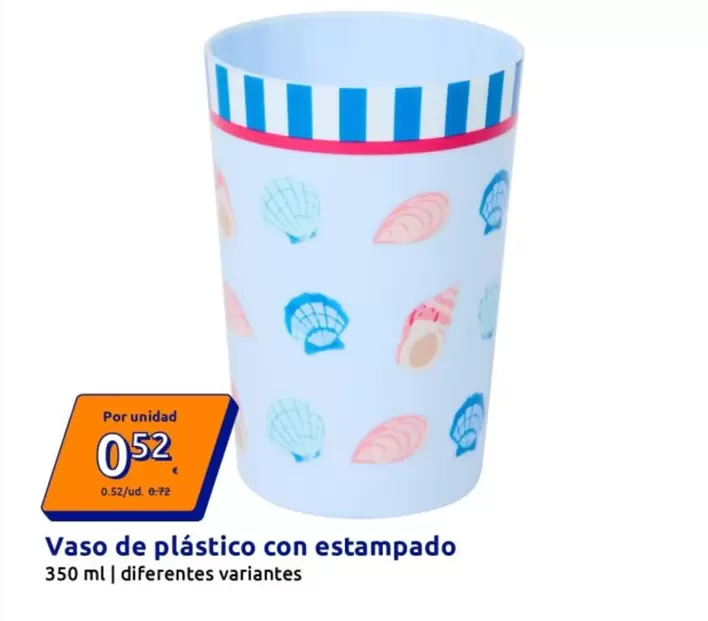 Vaso De Plástico Con Estampado