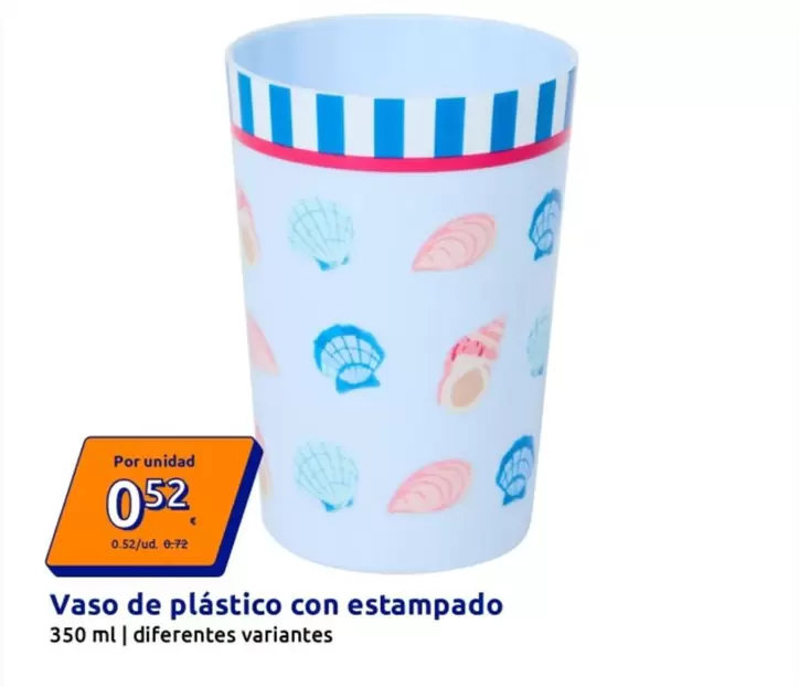 Vaso De Plástico Con Estampado