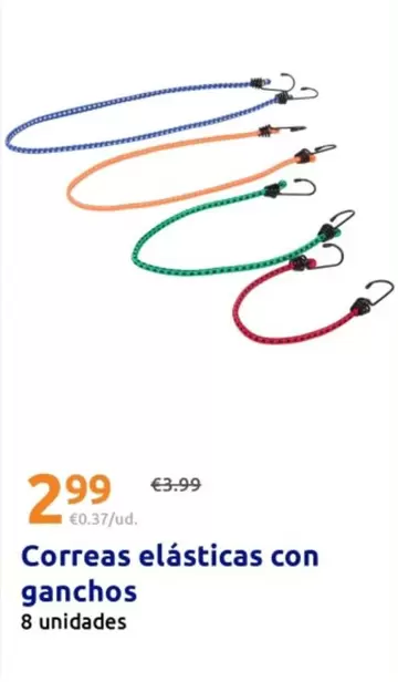 Correas Elásticas Con Ganchos