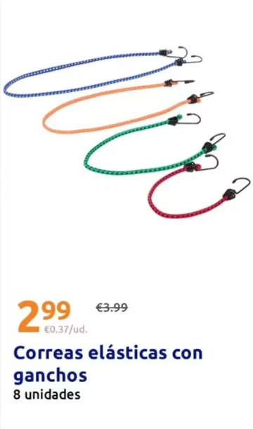 Correas Elásticas Con Ganchos