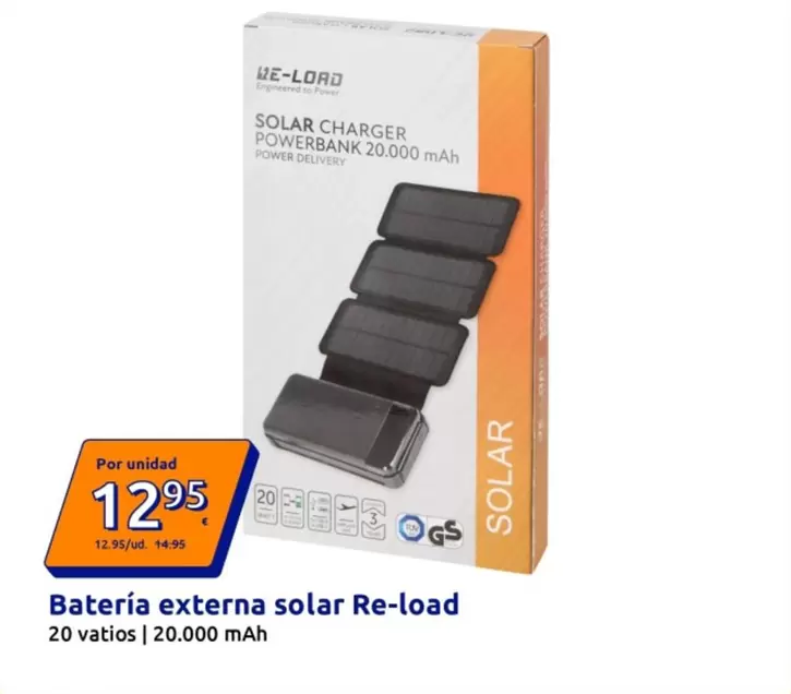 Re-Load - Batería Externa Solar