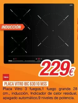Teka - Placa Vitro IBC 63010 MSS