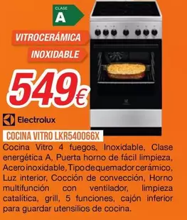 Electrolux - Cocina Vitrocerámmica Lkr540066x