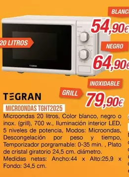Tegran - Microondas TGHt2025
