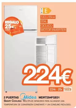 Midea - 2 Puertas MSRT294FGE01