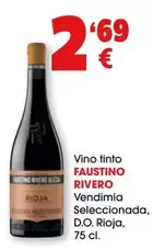 Faustino Rivero - Vino Tinto Vendimia Seleccionada, D.O. Rioja