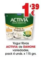 Danone - Yogur Fibras Activia