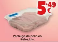 Pechuga De Pollo En Filetes