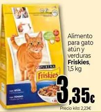 Friskies - Alimento Para Gato Atun Y Verduras