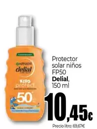 Delial - Protector Solar Ninos FP50