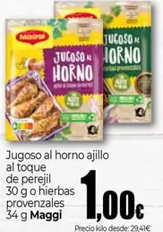 Maggi - Jugoso Al Horno Ajillo Al Toque De Perejil O Hierbas Provenzales