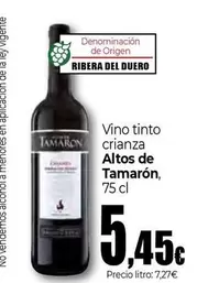 Altos De Tamarón - Vino Tinto Crianza