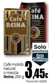 Postres Reina - Cafe Molido Natural O Mezcla