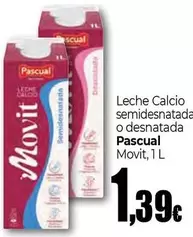 Pascual - Leche Calcio Semidesnatada O Desnatada