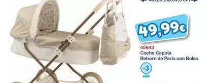 Coche Capola Reborn De París Con Bolso