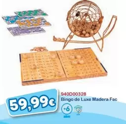 Luxe - Bingo De  Madera Fsc