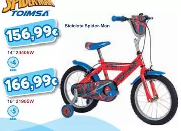 Bicicleta Spider-Man
