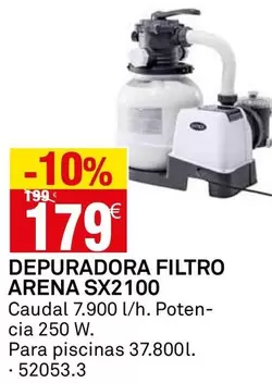 Depuradora Filtro Arena Sx2100