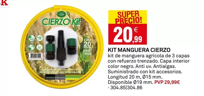 Bricoking - Kit Manguera Cierzo
