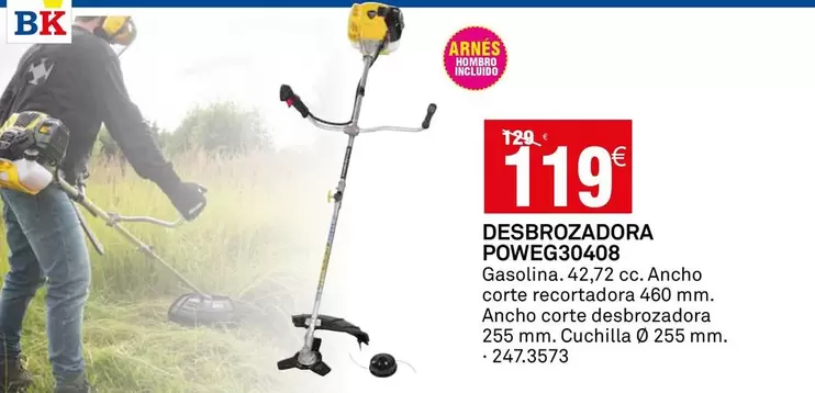 Desbrozadora Powge30408