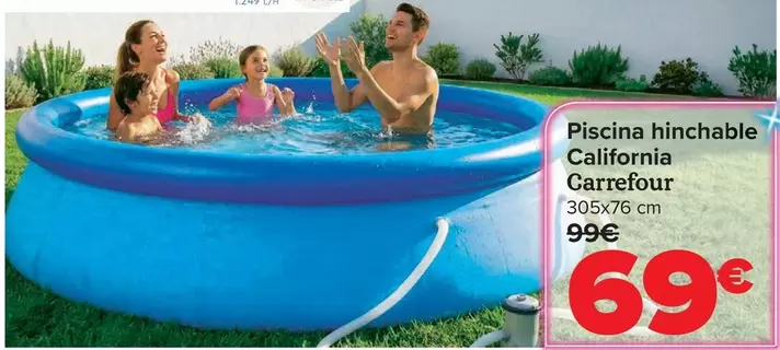 Carrefour - Piscina Hinchable California