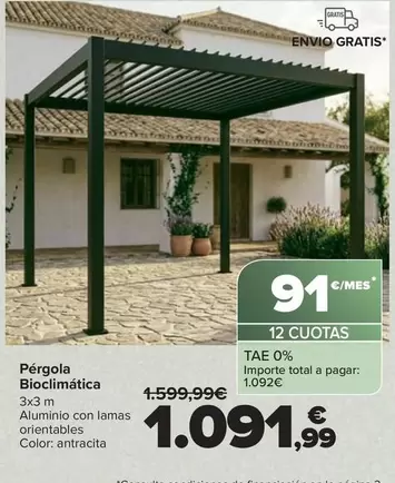 Pérgola Bioclimatica